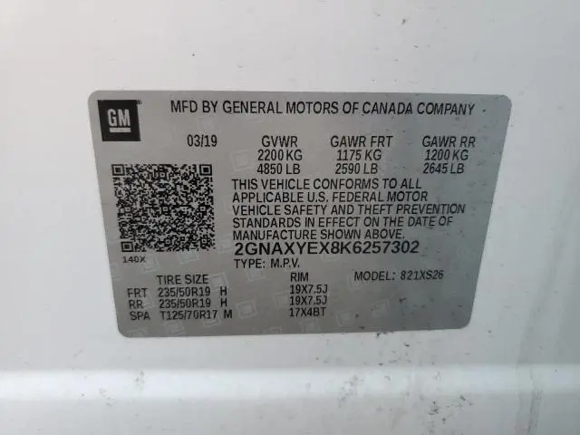 2019 CHEVROLET EQUINOX PREMIER  