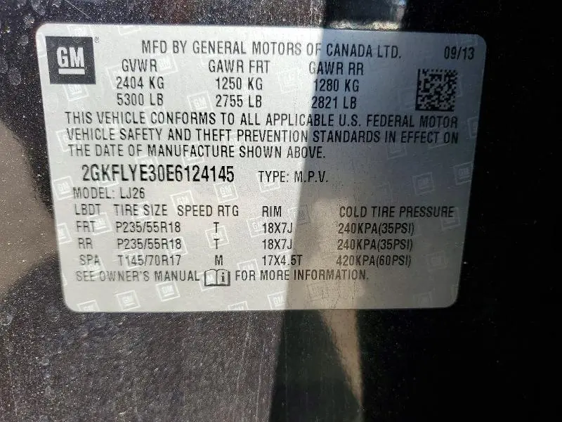 2014 GMC TERRAIN SLT  