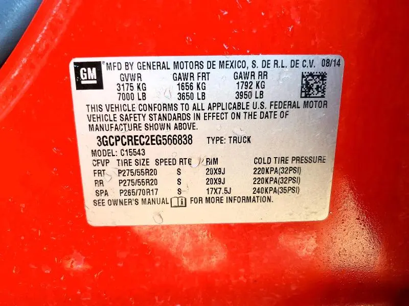 2014 CHEVROLET SILVERADO C1500 LT  