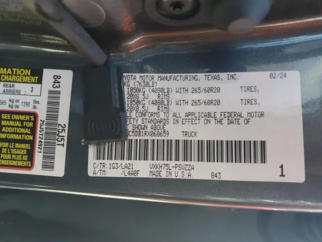 2024 TOYOTA TUNDRA CREWMAX LIMITED  