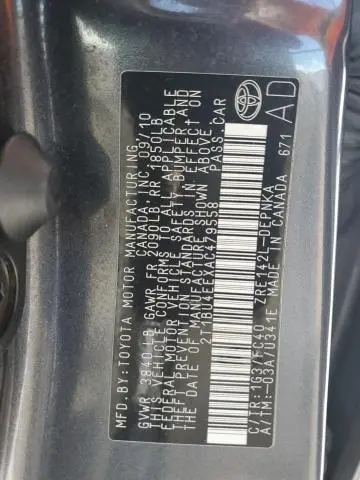 2010 TOYOTA COROLLA BASE  