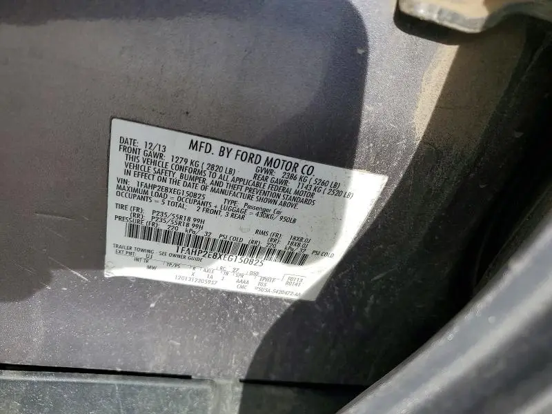 2014 FORD TAURUS SEL  