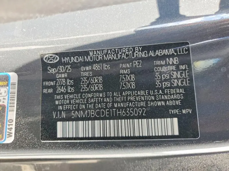 2026 HYUNDAI TUCSON SEL  