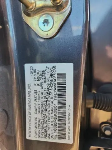 2021 ACURA TLX TECHNOLOGY  