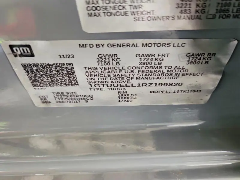 2024 GMC SIERRA K1500 AT4