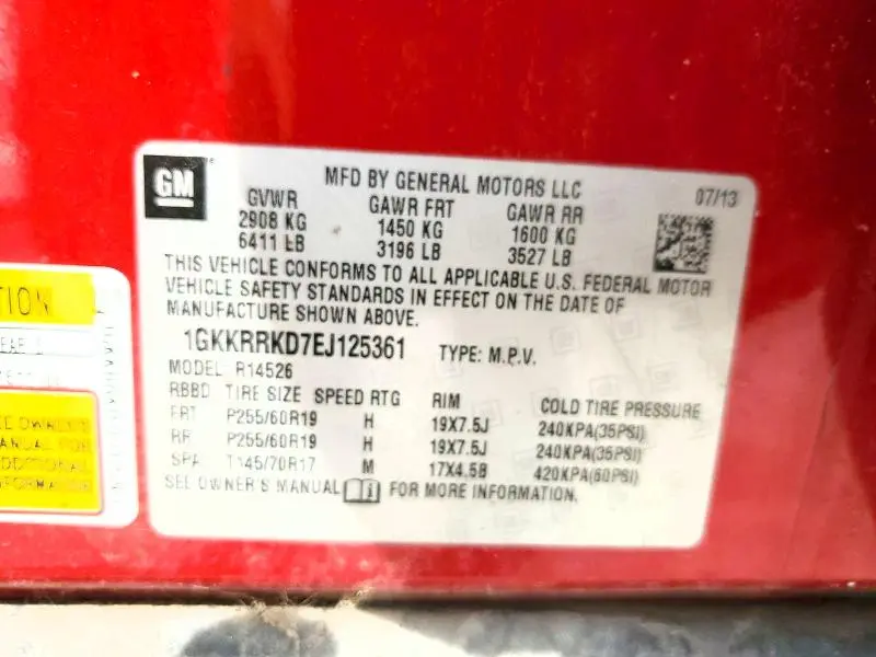 2014 GMC ACADIA SLT-1  