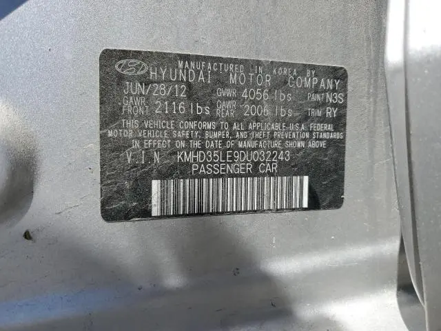 2013 HYUNDAI ELANTRA GT 