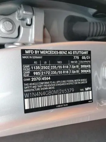 2021 MERCEDES-BENZ GLA 250  