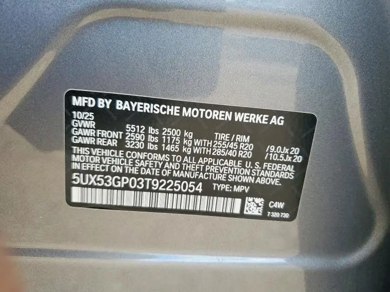2026 BMW X3 30 XDRIVE  
