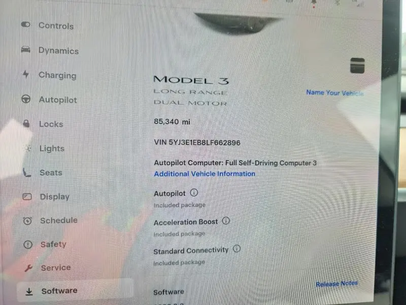 2020 TESLA MODEL 3   