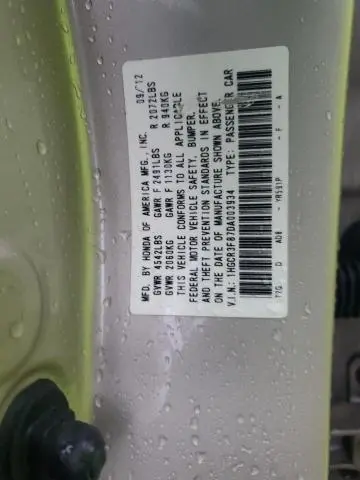 2013 HONDA ACCORD EXL  