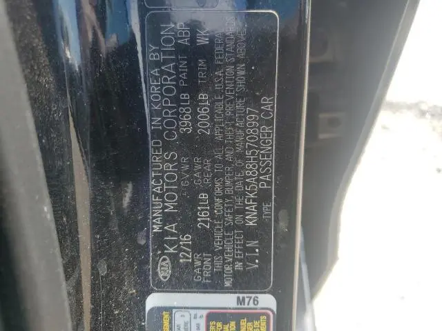 2017 KIA FORTE LX  