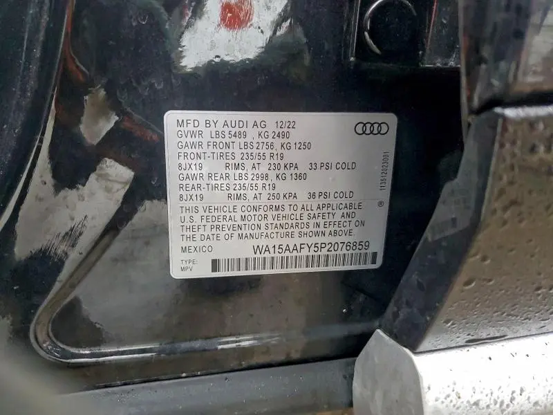 2023 AUDI Q5 SPORTBACK PRM PLS 45  