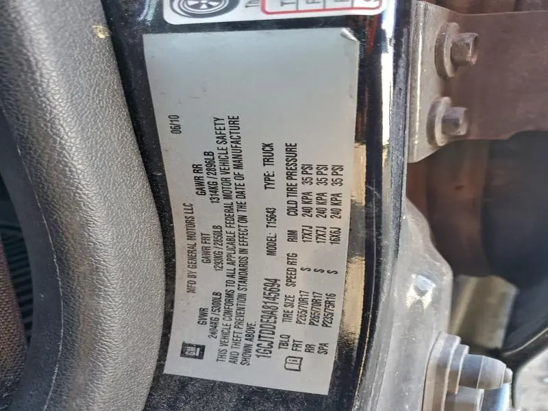 2010 CHEVROLET COLORADO LT  