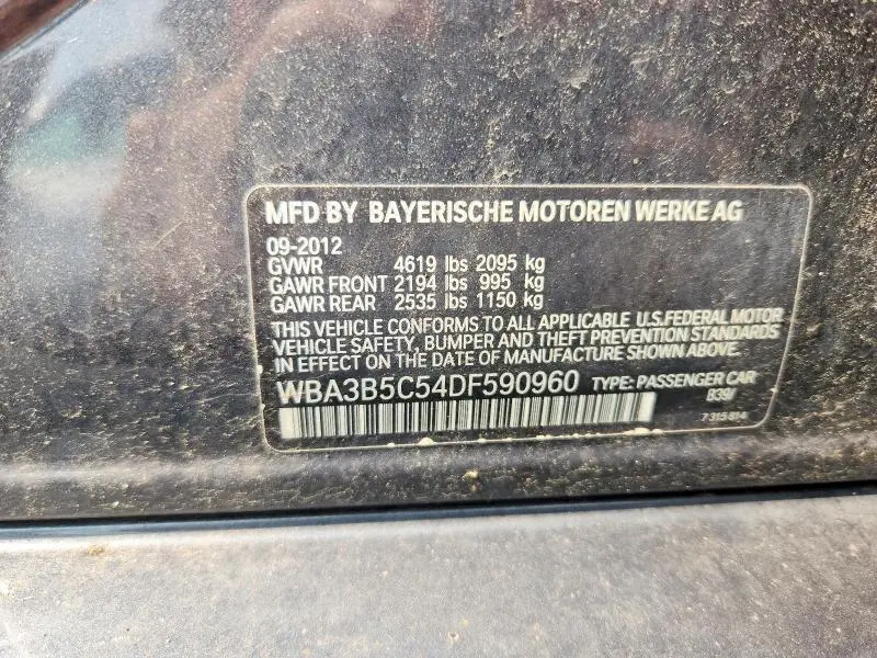2013 BMW 328 XI SULEV  