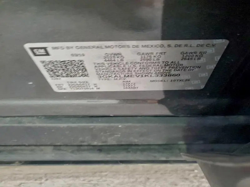 2019 GMC TERRAIN SLE  