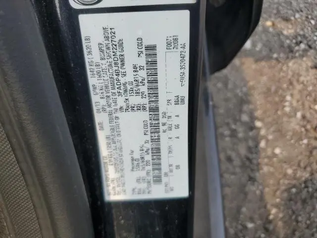 2013 FORD FIESTA SE  
