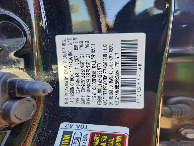 2013 HONDA CR-V EX  