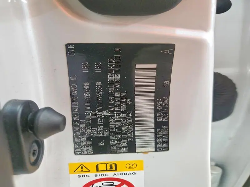 2016 LEXUS RX 350 BASE  