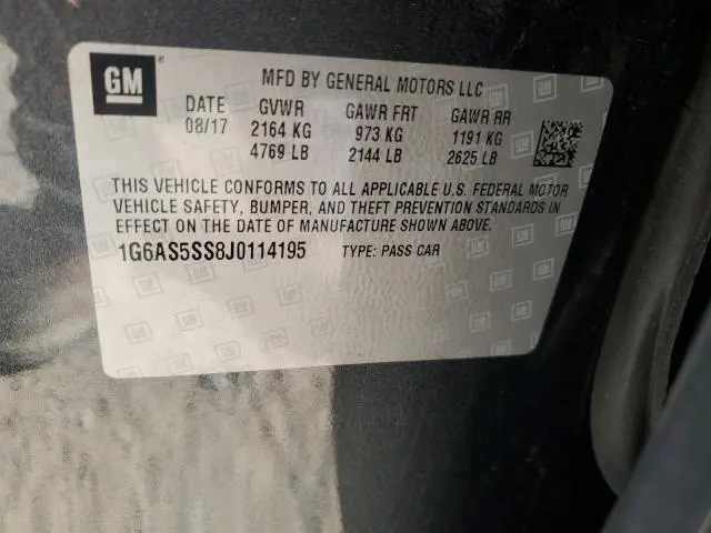 2018 CADILLAC CTS PREMIUM LUXURY  