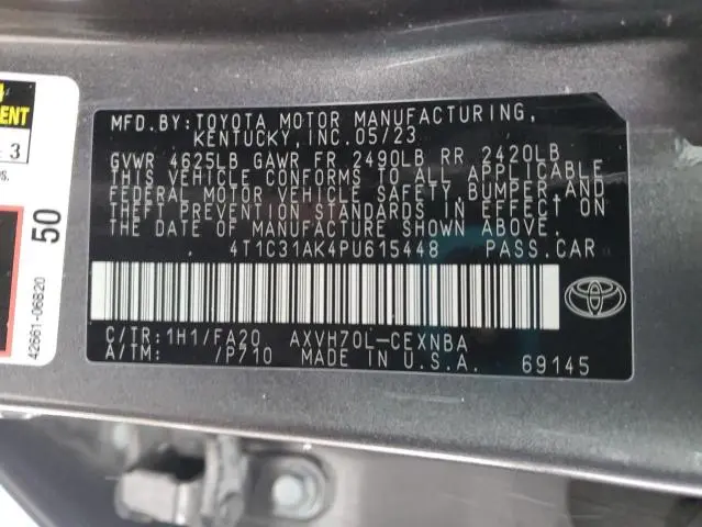 2023 TOYOTA CAMRY LE  