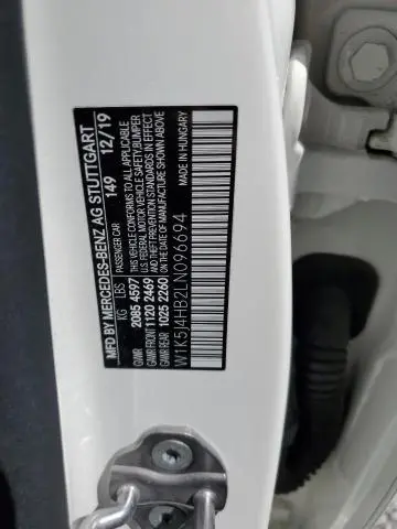 2020 MERCEDES-BENZ CLA 250 4MATIC  