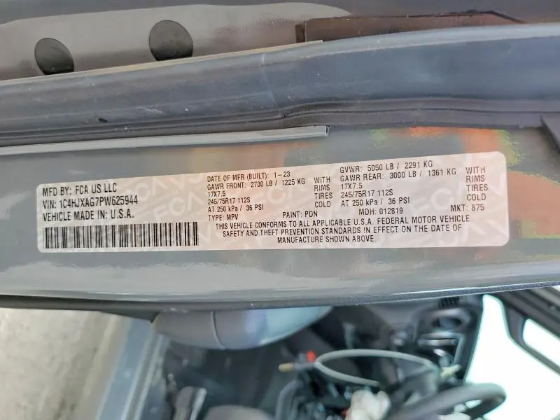 2023 JEEP WRANGLER SPORT  