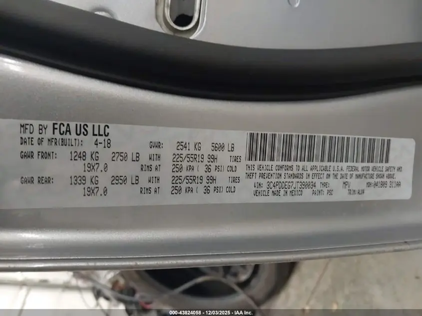 2018 DODGE JOURNEY GT AWD