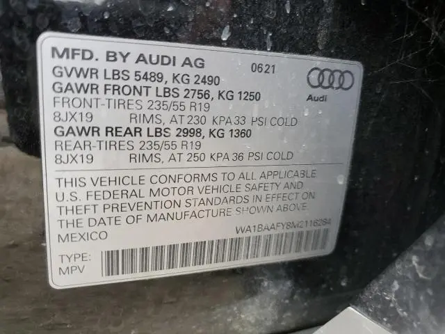 2021 AUDI Q5 PREMIUM PLUS