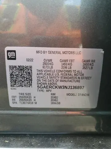 2022 BUICK ENCLAVE PREMIUM  