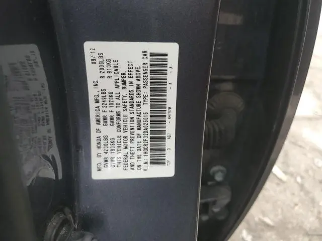 2013 HONDA ACCORD LX  