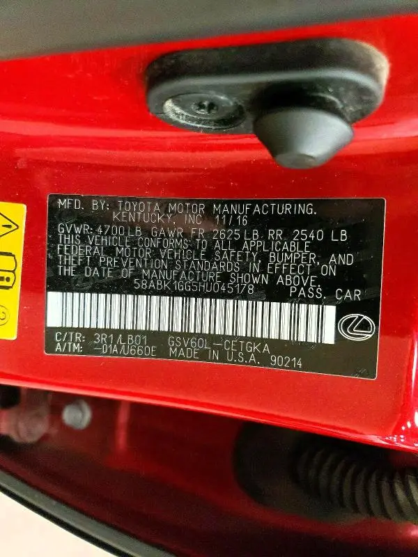 2017 LEXUS ES 350 BASE  