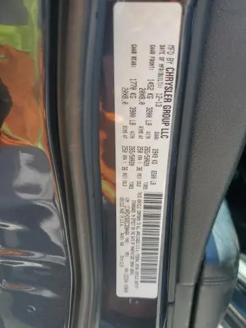 2014 DODGE DURANGO LIMITED  