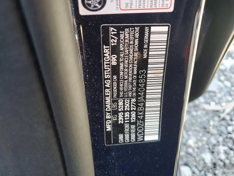 2018 MERCEDES-BENZ E 300 4MATIC  