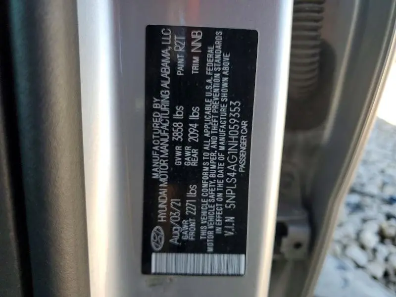 2022 HYUNDAI ELANTRA SEL  