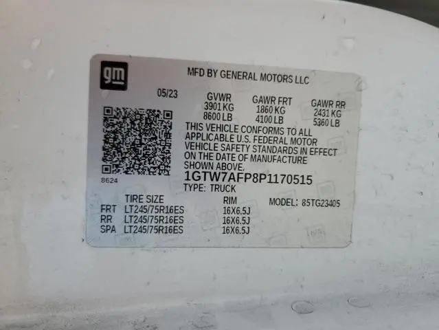 2023 GMC SAVANA G2500  