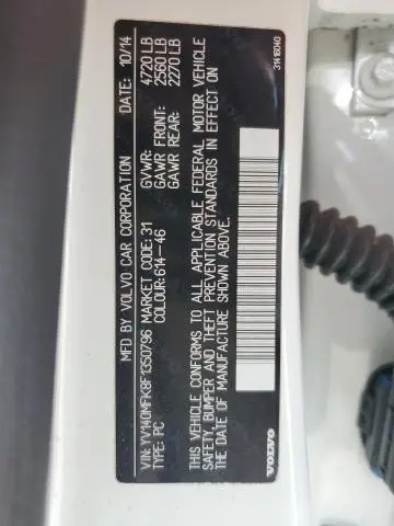 2015 VOLVO S60 PREMIER  