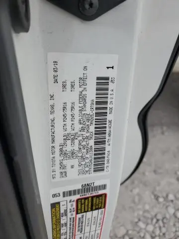 2018 TOYOTA TACOMA ACCESS CAB  