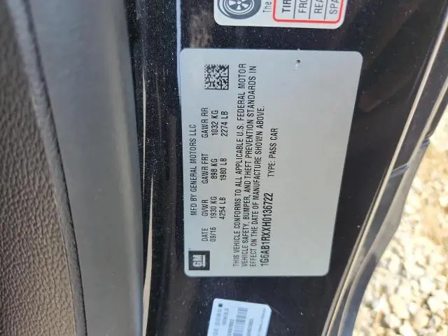 2017 CADILLAC ATS LUXURY