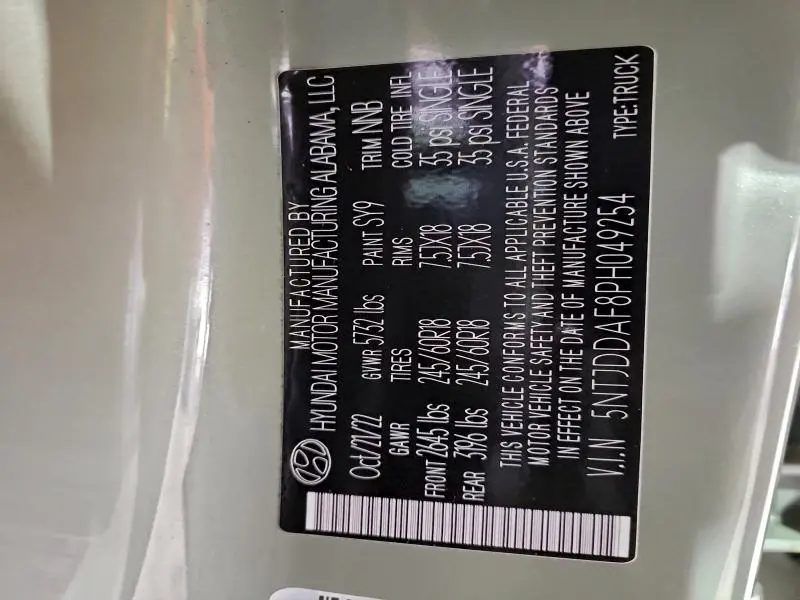 2023 HYUNDAI SANTA CRUZ SEL PREMIUM  