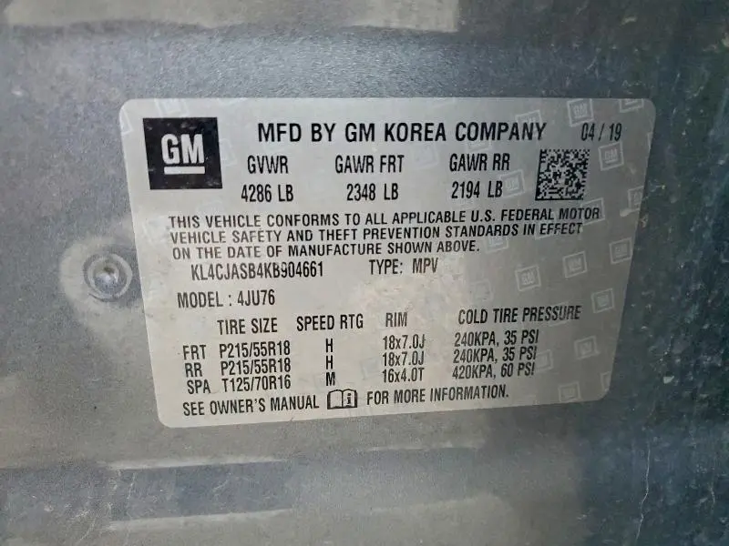 2019 BUICK ENCORE PREFERRED  