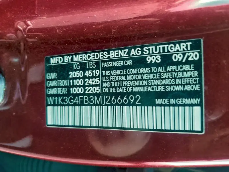 2021 MERCEDES-BENZ A 220 4MATIC  