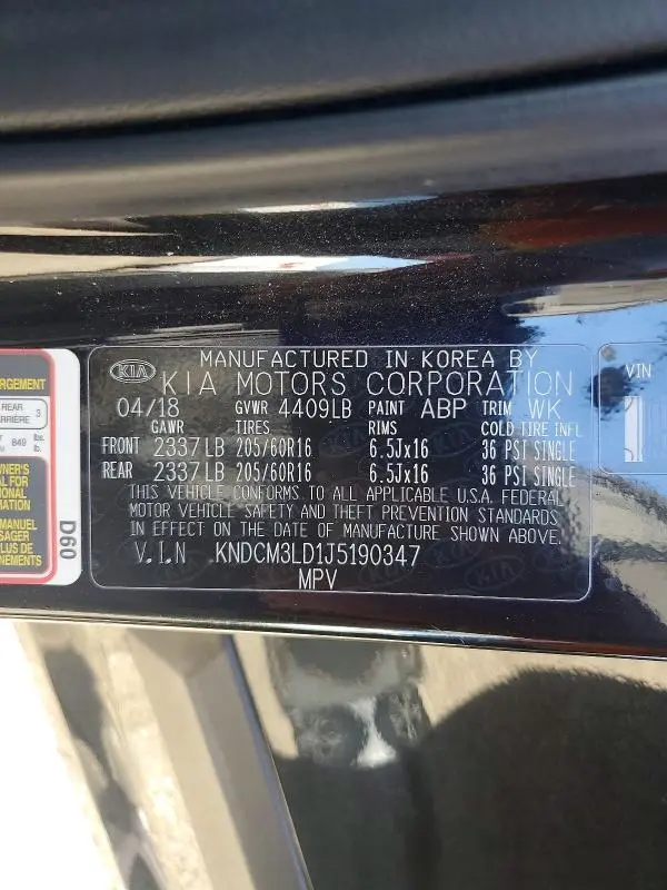 2018 KIA NIRO LX  