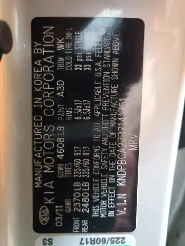 2011 KIA SPORTAGE LX  