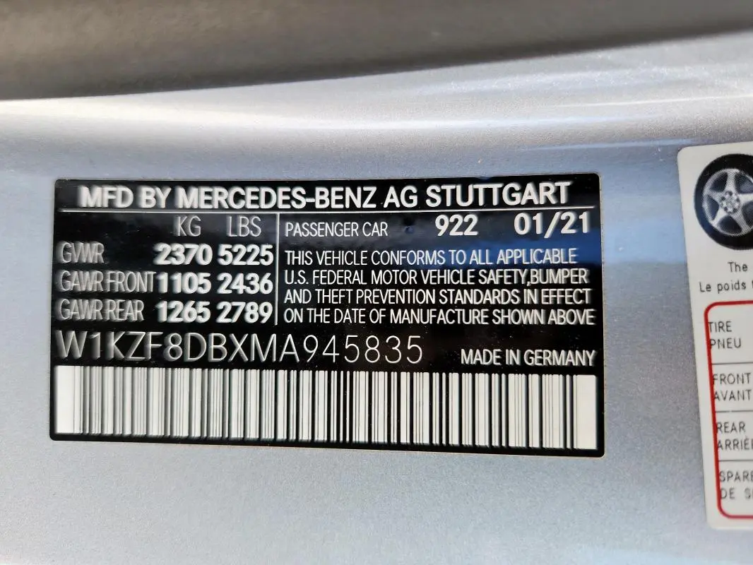 2021 MERCEDES-BENZ E 350  