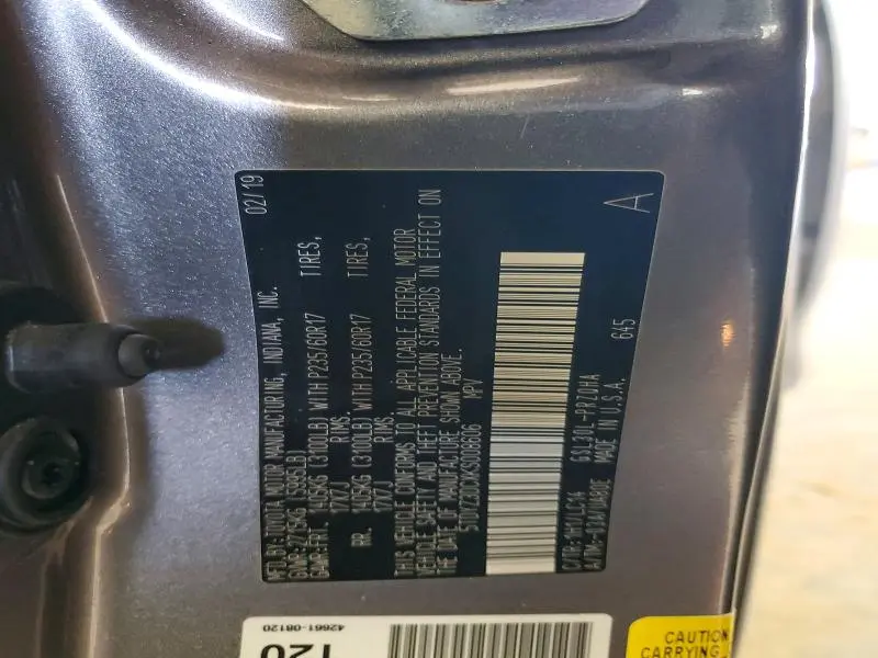 2019 TOYOTA SIENNA XLE  