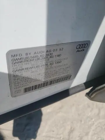 2012 AUDI Q5 PREMIUM  