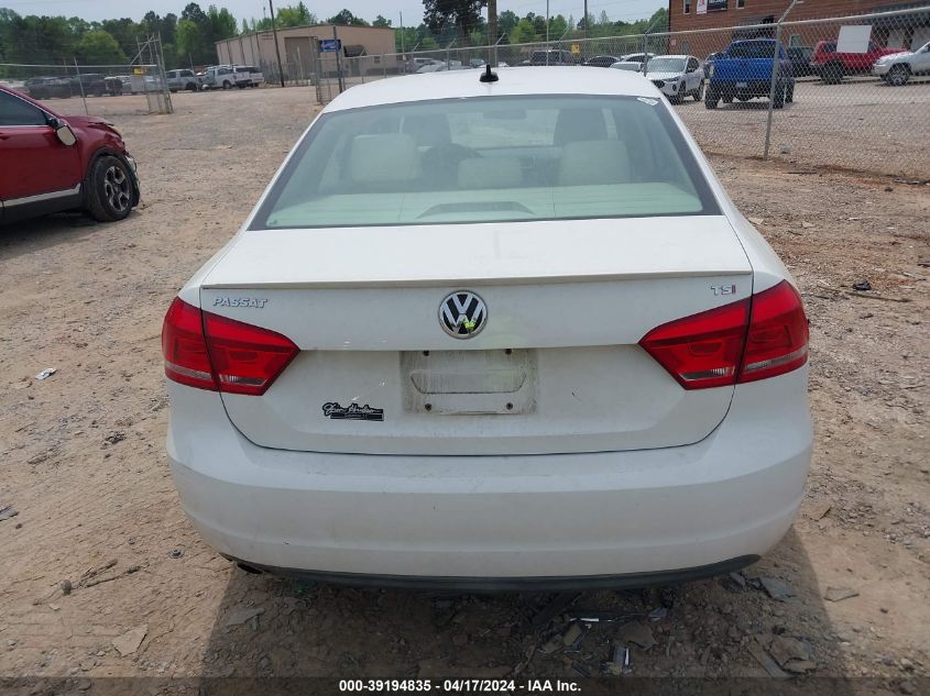 2015 VOLKSWAGEN PASSAT 1.8T WOLFSBURG EDITION