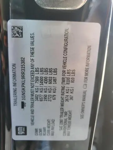 2024 CHEVROLET TAHOE K1500 Z71  