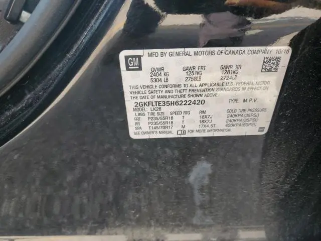 2017 GMC TERRAIN SLE  